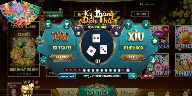 tải game tài xỉu đổi tiền thật